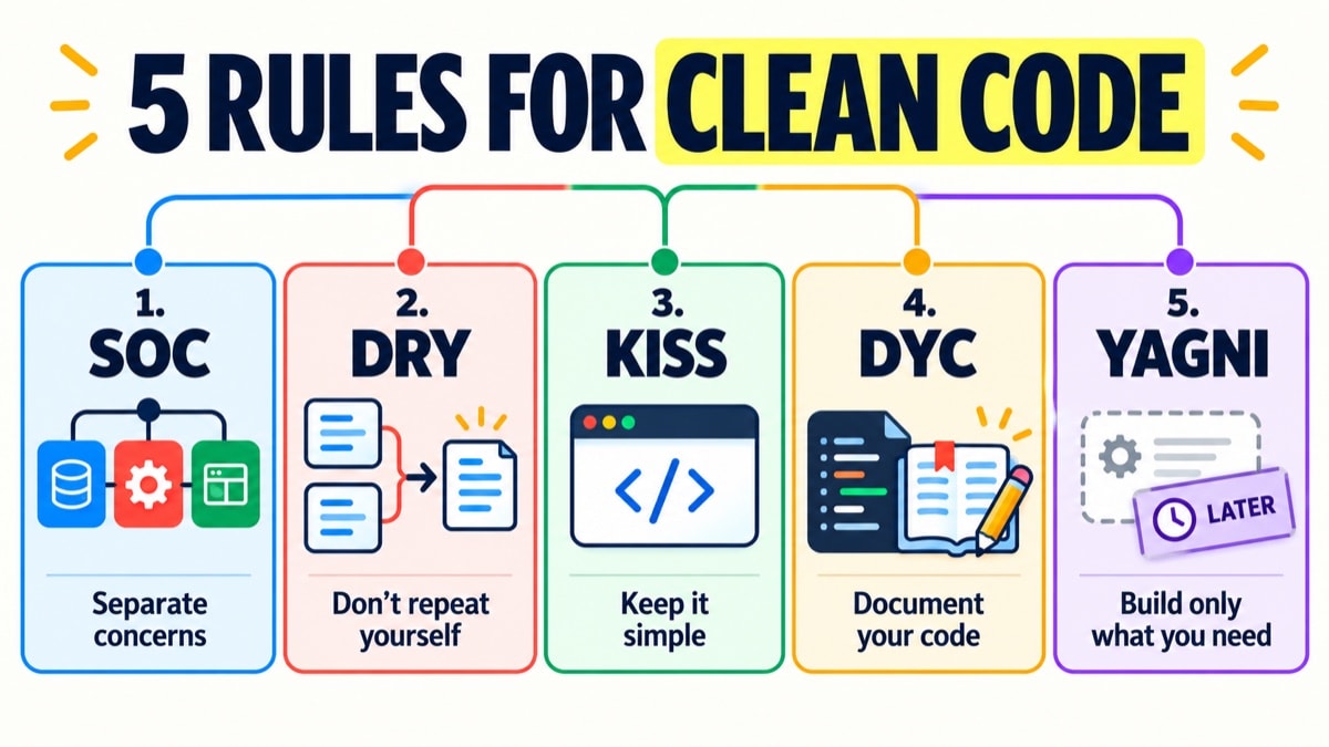 Building Something That Needs to Last? Try These 5 Clean Code Rules